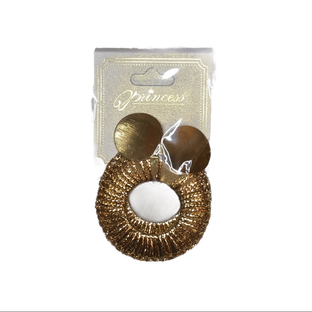 🍂 NWT HP Gold Hoop Dangly Earrings